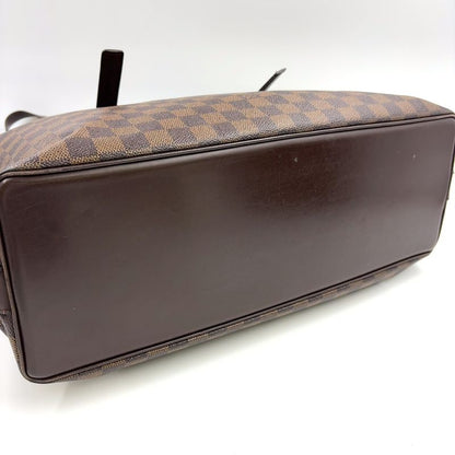 Louis Vuitton Chelsea Damier Ebene Damier Ebene Shoulder Bag Leather ×pvc Brown