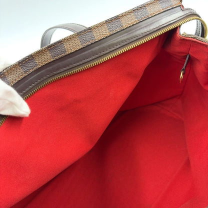 Louis Vuitton Chelsea Damier Ebene Damier Ebene Shoulder Bag Leather ×pvc Brown