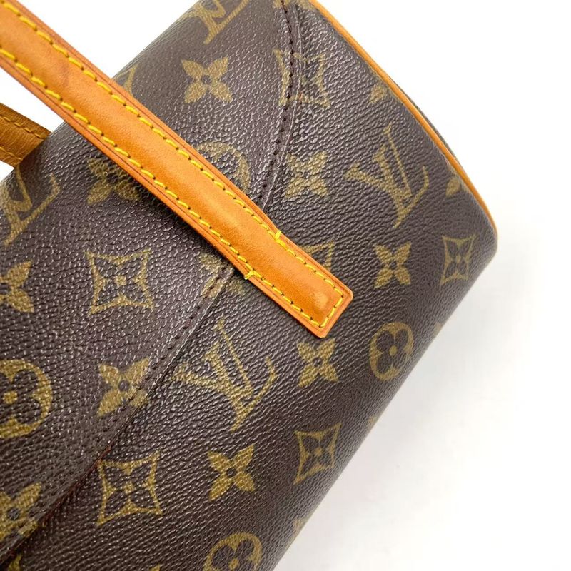 Louis Vuitton Sonatine Monogram Leather ×pvc Brown Handbag Gold M51902
