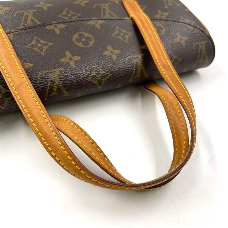 Louis Vuitton Sonatine Monogram Leather ×pvc Brown Handbag Gold M51902