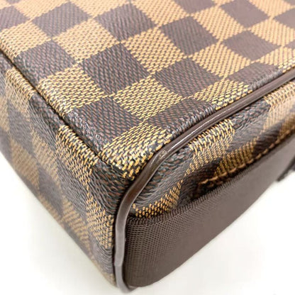 Louis Vuitton Olaf PM Damier Ebene Damier Ebene Leather ×pvc Brown Shoulder Bag