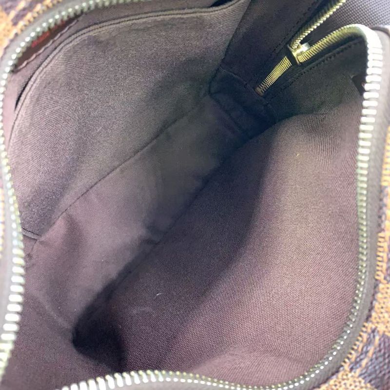 Louis Vuitton Olaf PM Damier Ebene Damier Ebene Leather ×pvc Brown Shoulder Bag