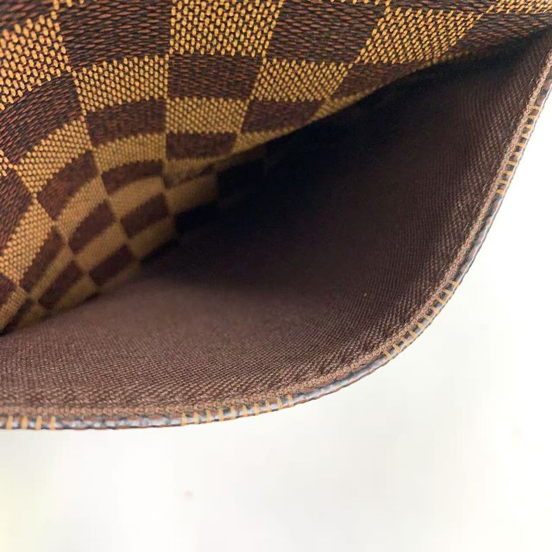 Louis Vuitton Olaf PM Damier Ebene Damier Ebene Leather ×pvc Brown Shoulder Bag