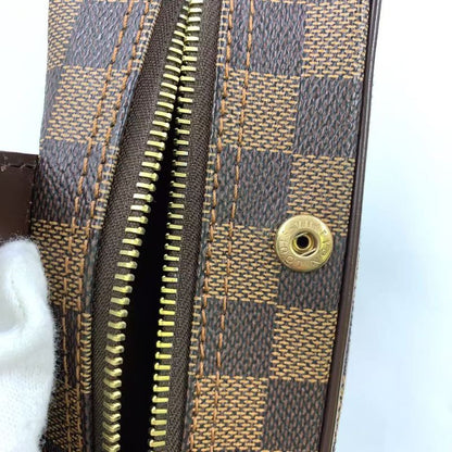 Louis Vuitton Olaf PM Damier Ebene Damier Ebene Leather ×pvc Brown Shoulder Bag