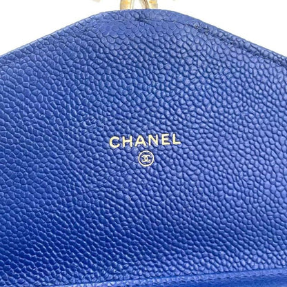 Chanel Matelasse Half Coco Serial Number 25 Leather X Calf Navy Shoulder Bag
