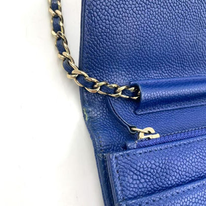 Chanel Matelasse Half Coco Serial Number 25 Leather X Calf Navy Shoulder Bag