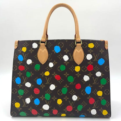 Louis Vuitton on the Go MM Monogram Yayoi Kusama Collaboration Rfid Compatible