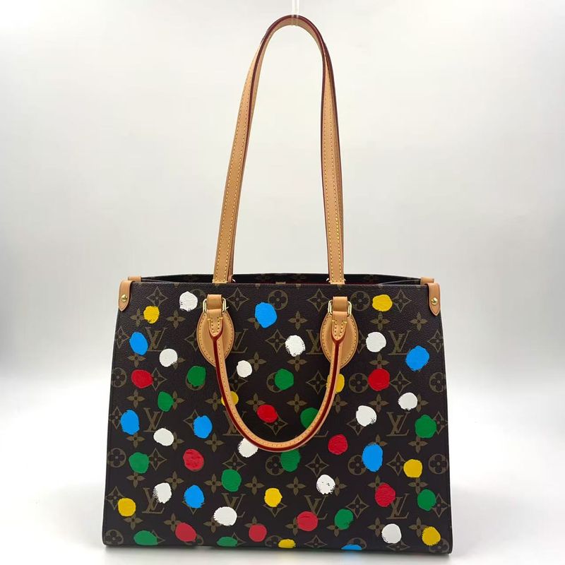 Louis Vuitton on the Go MM Monogram Yayoi Kusama Collaboration Rfid Compatible