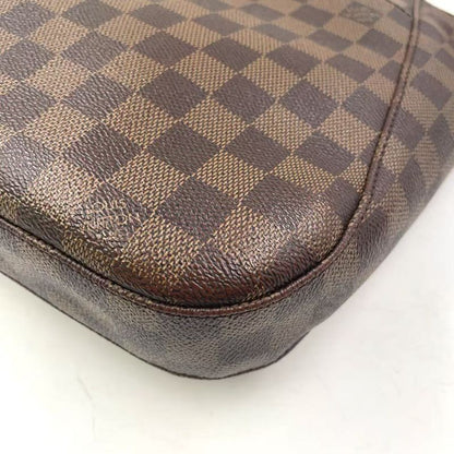 Louis Vuitton South Bank Damier Ebene Damier Ebene Leather ×pvc Brown Shoulder