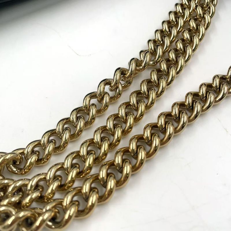 Gucci Interlocking G 2way Leather Black Shoulder Bag Gold