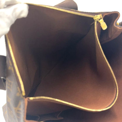 Louis Vuitton Cabas Bobur Monogram Leather ×pvc Brown Tote Bag Gold M53013