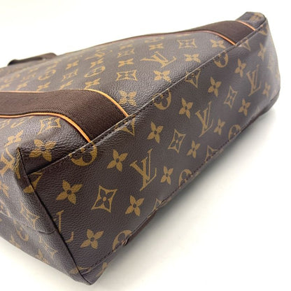 Louis Vuitton Cabas Bobur Monogram Leather ×pvc Brown Tote Bag Gold M53013