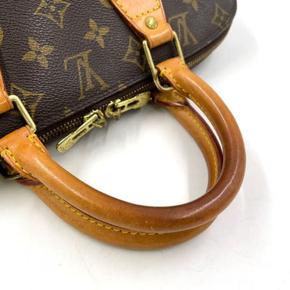 Louis Vuitton Alma PM Monogram Leather × PVC Brown Handbag Gold M51130