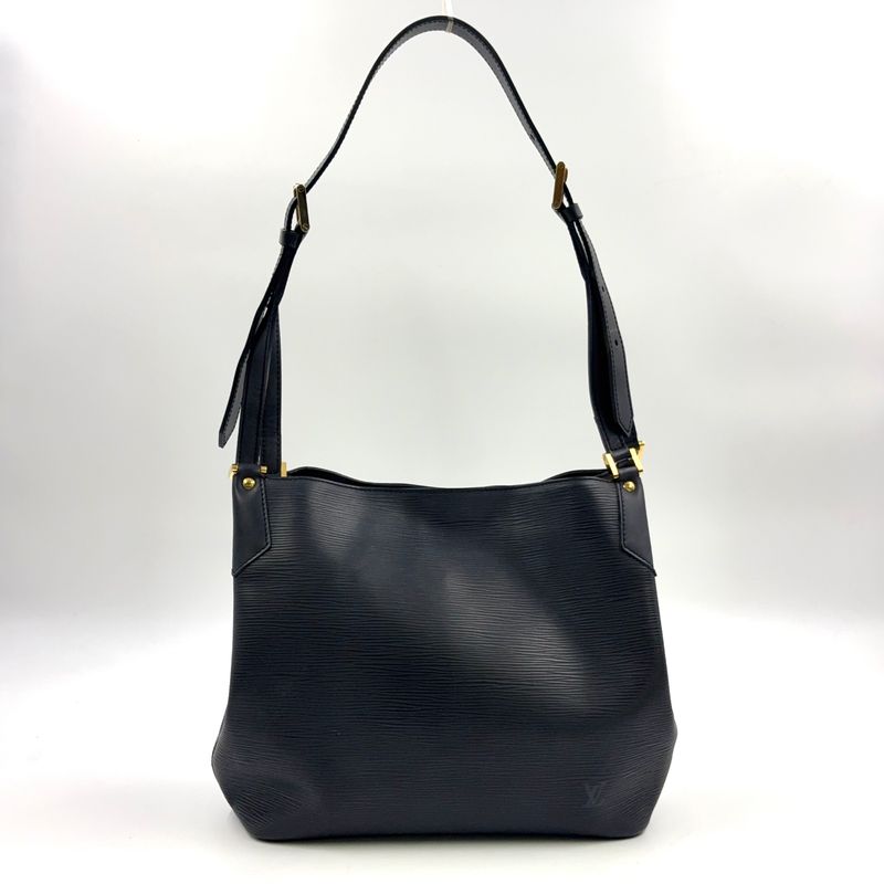 Louis Vuitton Mandala MM Epi Noir Black Leather Black Shoulder Bag Gold M58892