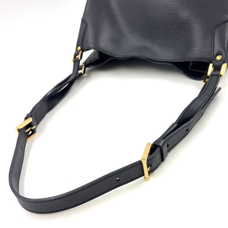 Louis Vuitton Mandala MM Epi Noir Black Leather Black Shoulder Bag Gold M58892
