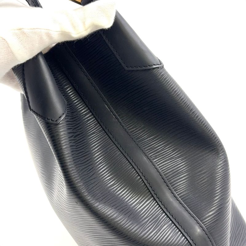 Louis Vuitton Mandala MM Epi Noir Black Leather Black Shoulder Bag Gold M58892