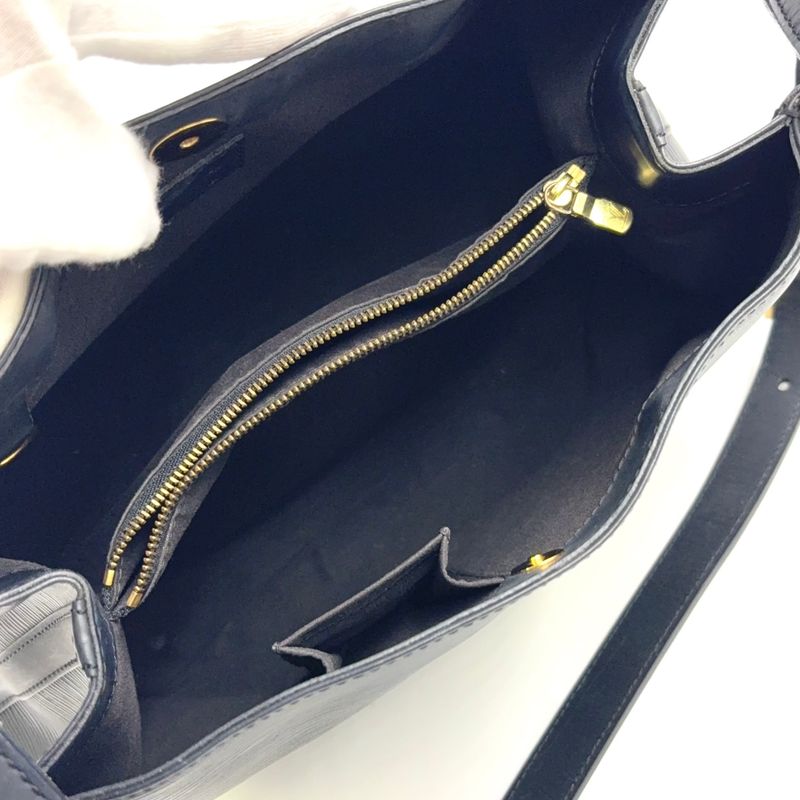 Louis Vuitton Mandala MM Epi Noir Black Leather Black Shoulder Bag Gold M58892