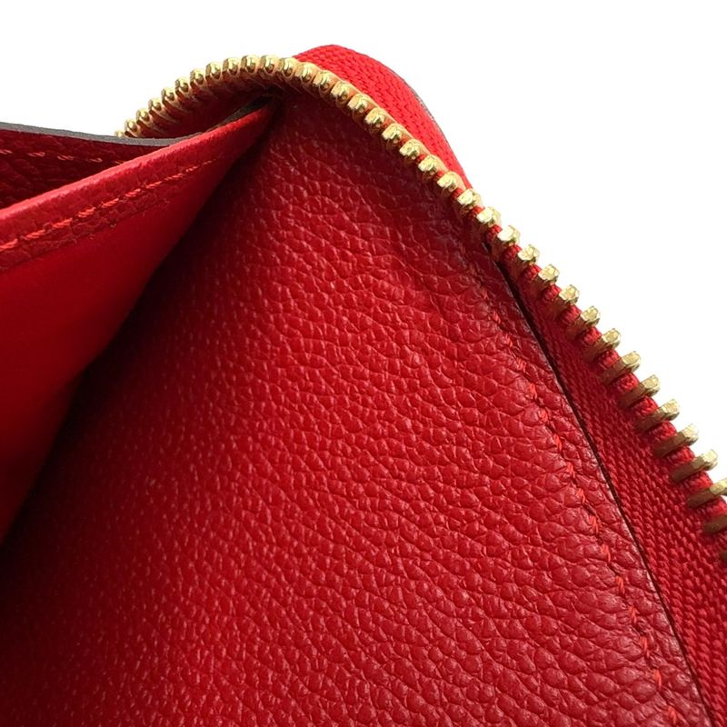 Louis Vuitton Zippy Wallet Monogram Empreinte Monogram Empreinte Leather Red