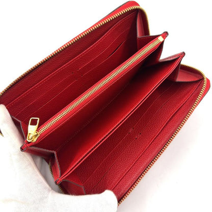 Louis Vuitton Zippy Wallet Monogram Empreinte Monogram Empreinte Leather Red