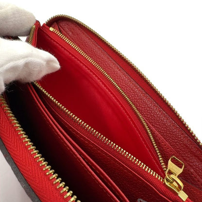Louis Vuitton Zippy Wallet Monogram Empreinte Monogram Empreinte Leather Red
