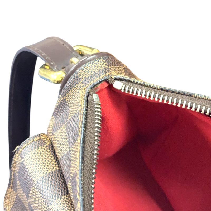 Louis Vuitton Ravello GM Damier Ebene Damier Ebene Leather ×pvc Brown Shoulder