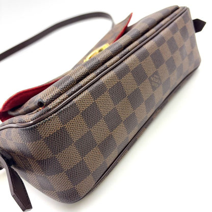 Louis Vuitton Ravello GM Damier Ebene Damier Ebene Leather ×pvc Brown Shoulder