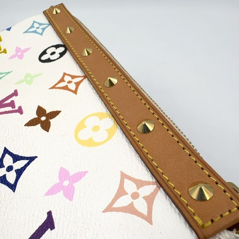 Louis Vuitton Pochette Accessory Monogram Multicolor Monogram Multicolor Blonde