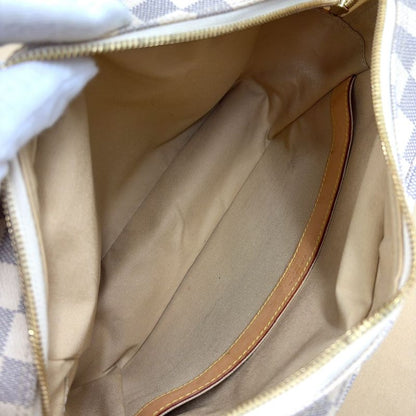 Louis Vuitton Naviglio Damier Azure Damier Azure Leather ×pvc White Shoulder