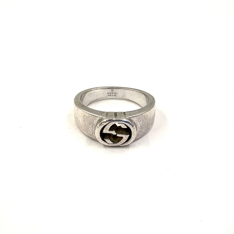 Gucci Interlocking G Ag925 Silver Ring