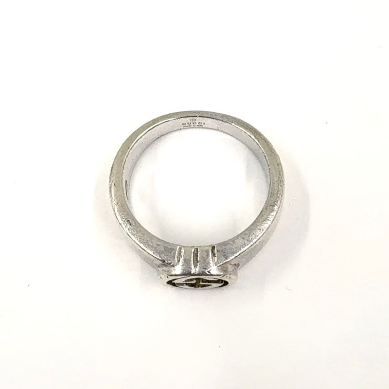 Gucci Interlocking G Ag925 Silver Ring