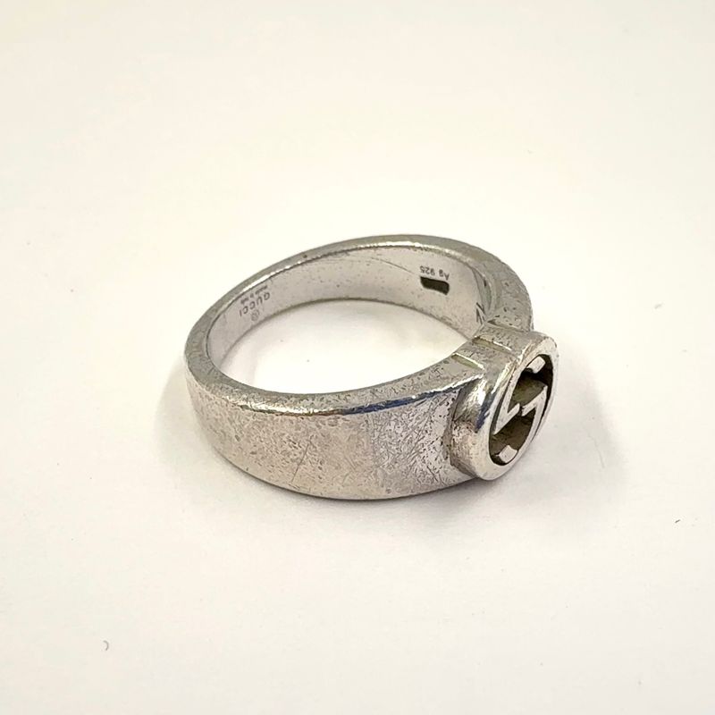 Gucci Interlocking G Ag925 Silver Ring