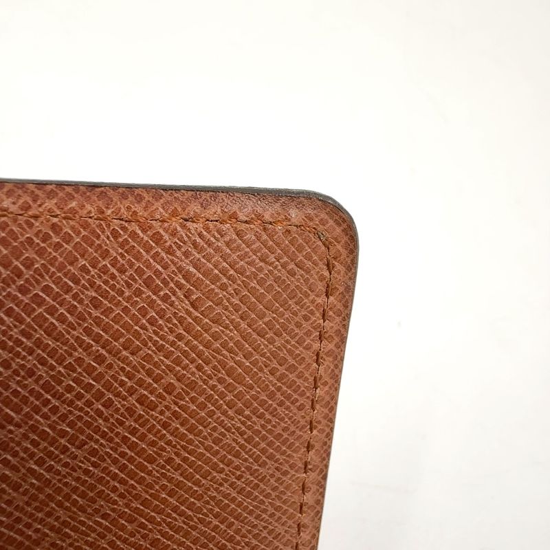 Louis Vuitton 3 Cult Cles Di Monogram Portefeuille Monogram Leather × PVC Brown