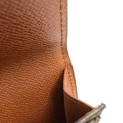 Louis Vuitton 3 Cult Cles Di Monogram Portefeuille Monogram Leather × PVC Brown