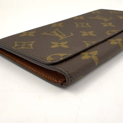 Louis Vuitton 3 Cult Cles Di Monogram Portefeuille Monogram Leather × PVC Brown