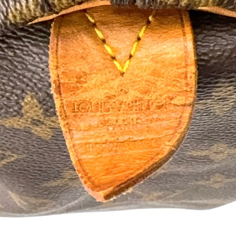 Louis Vuitton Keepall 60 Monogram Leather ×pvc Brown Boston Bag Gold M41422