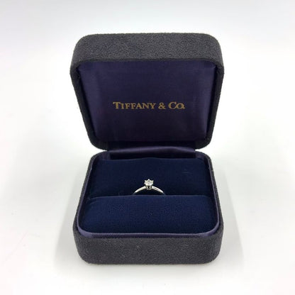 Tiffany & Co Diamond 0.32ct Solitaire Ring Pt950 Clear X Platinum