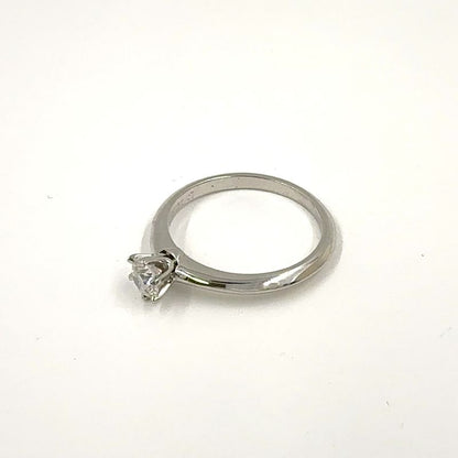 Tiffany & Co Diamond 0.32ct Solitaire Ring Pt950 Clear X Platinum