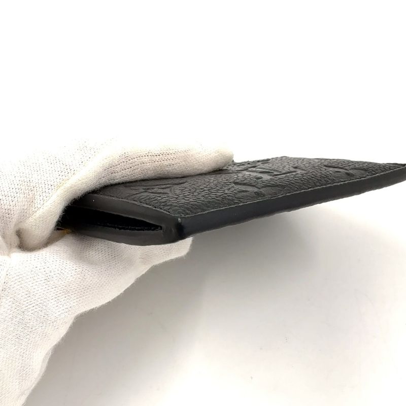 Louis Vuitton Monogram Empreinte Porto Cult Flora Rfid Compatible Leather Black