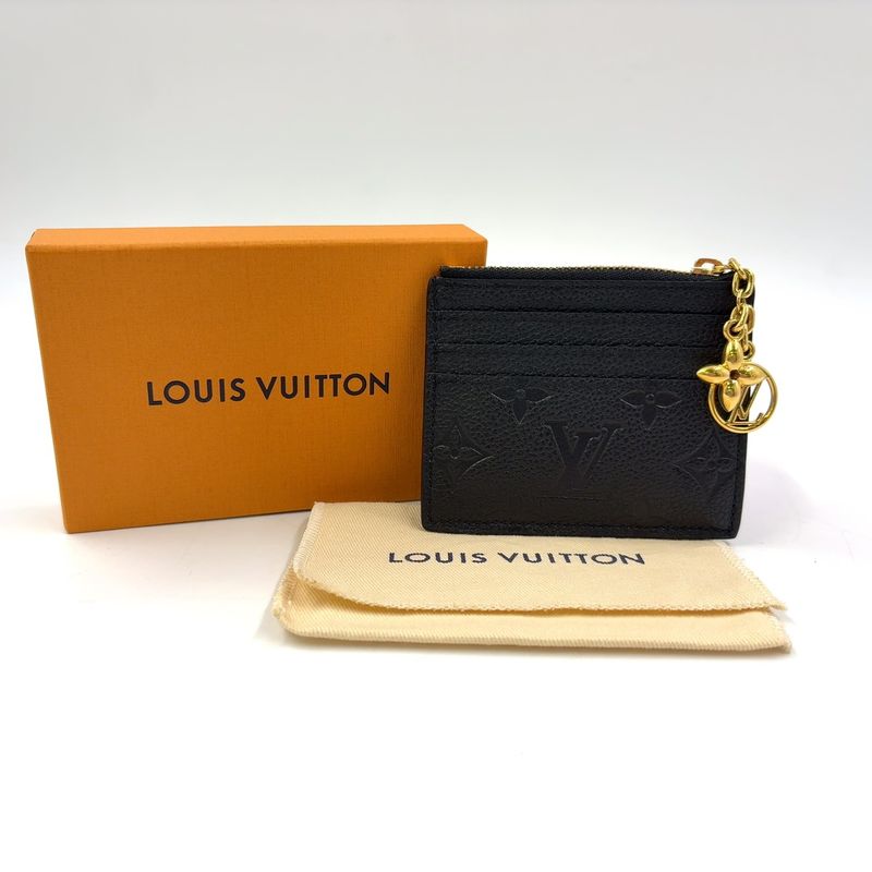 Louis Vuitton Monogram Empreinte Porto Cult Flora Rfid Compatible Leather Black