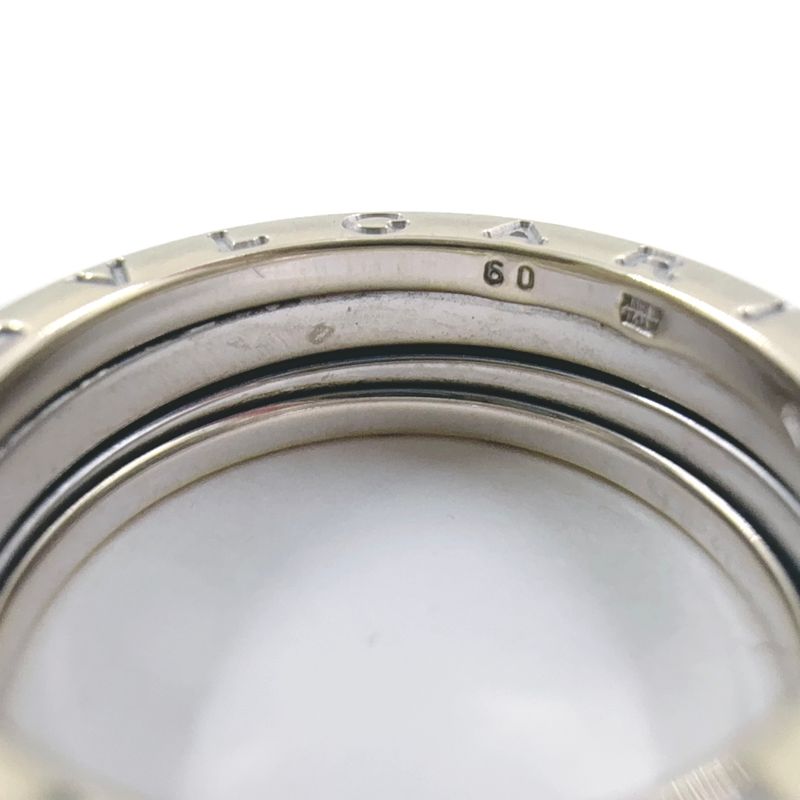 Bvlgari B-Zero1 3 Band 18k White Gold White Gold Ring