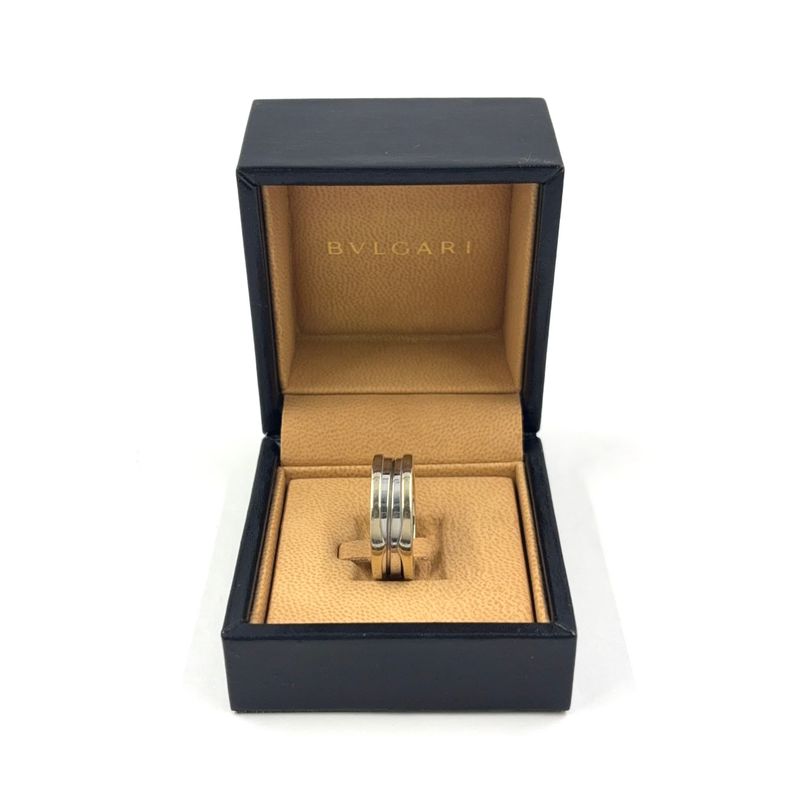 Bvlgari B-Zero1 3 Band 18k White Gold White Gold Ring