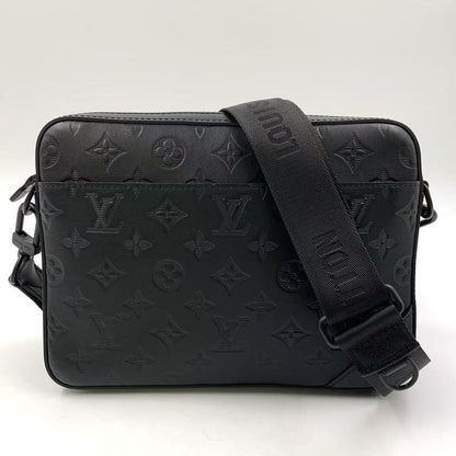 Louis Vuitton Duo Messenger Monogram Shadow Monogram Shadow Noir Black Rfid