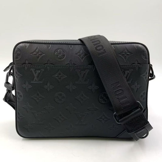 Louis Vuitton Duo Messenger Monogram Shadow Monogram Shadow Noir Black Rfid