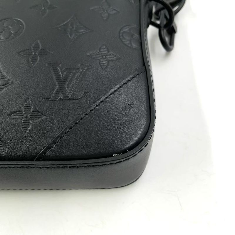 Louis Vuitton Duo Messenger Monogram Shadow Monogram Shadow Noir Black Rfid