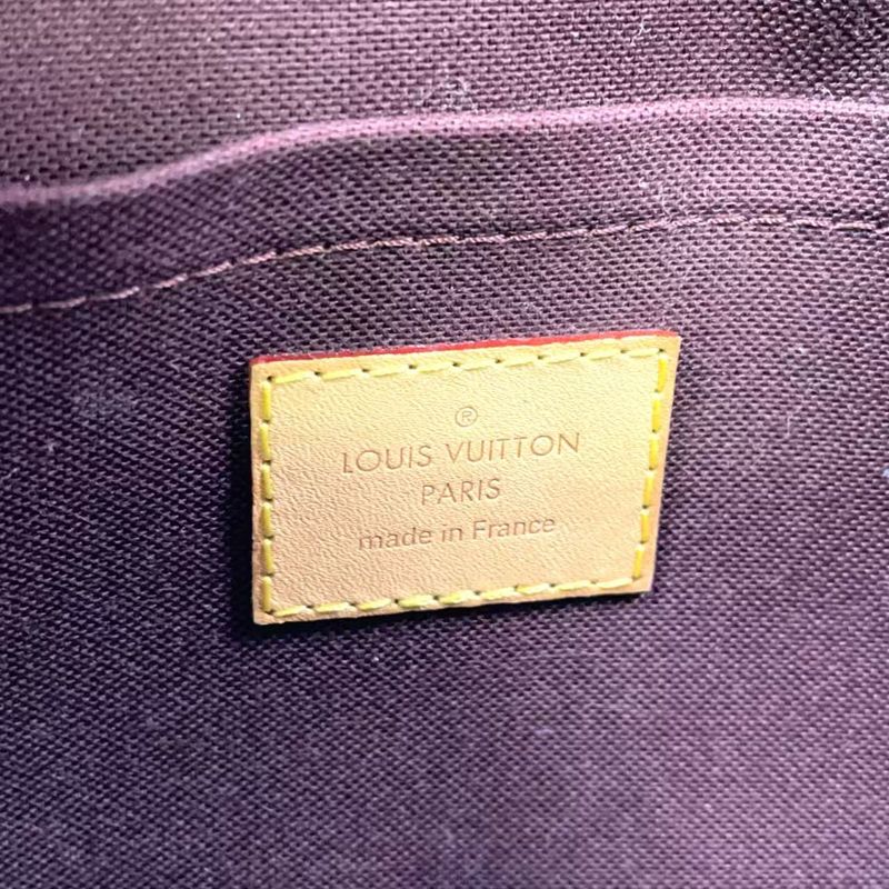 Louis Vuitton Sunclue Monogram Leather ×pvc Brown Shoulder Bag Gold M41481