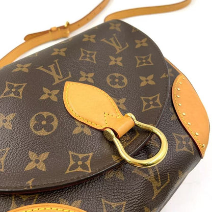Louis Vuitton Sunclue Monogram Leather ×pvc Brown Shoulder Bag Gold M41481