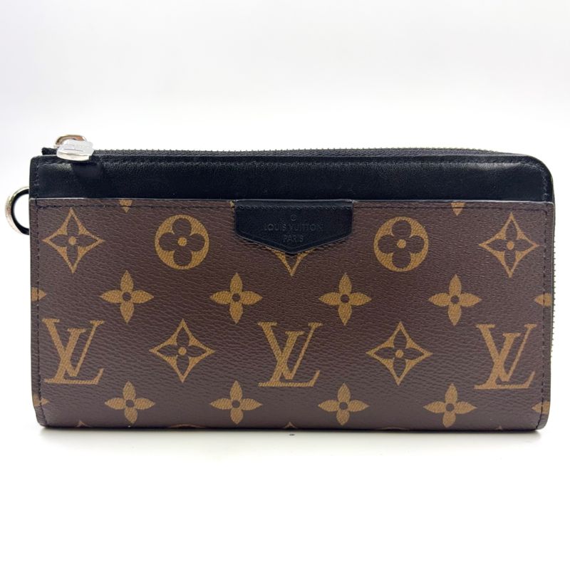 Louis Vuitton Zippy Dragonne Monogram Macassar Monogram Macassar Rfid Compatible