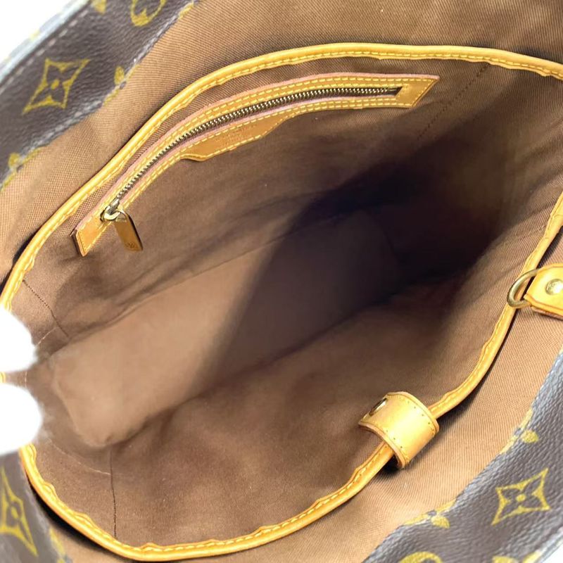 Louis Vuitton Vavin GM Monogram Shoulder Bag Leather ×pvc Brown Tote Bag Gold