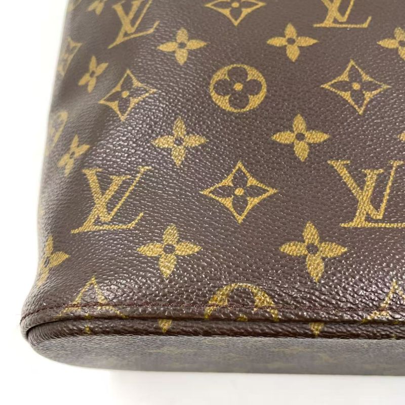 Louis Vuitton Vavin GM Monogram Shoulder Bag Leather ×pvc Brown Tote Bag Gold