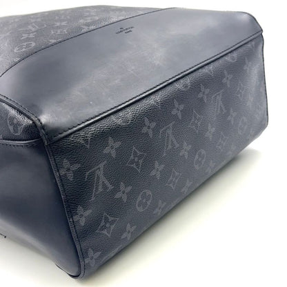 Louis Vuitton Explorer Monogram Eclipse Monogram Eclipse Leather ×pvc Black
